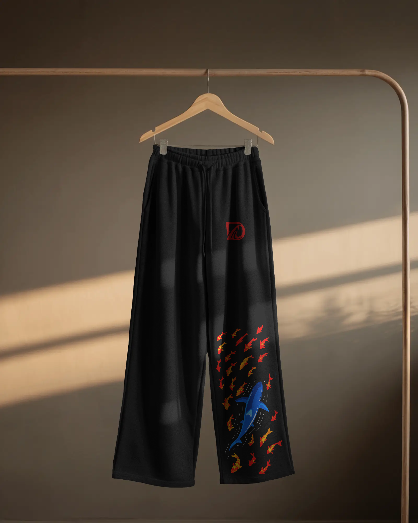 Against The Current Black Straight Fit Joggers