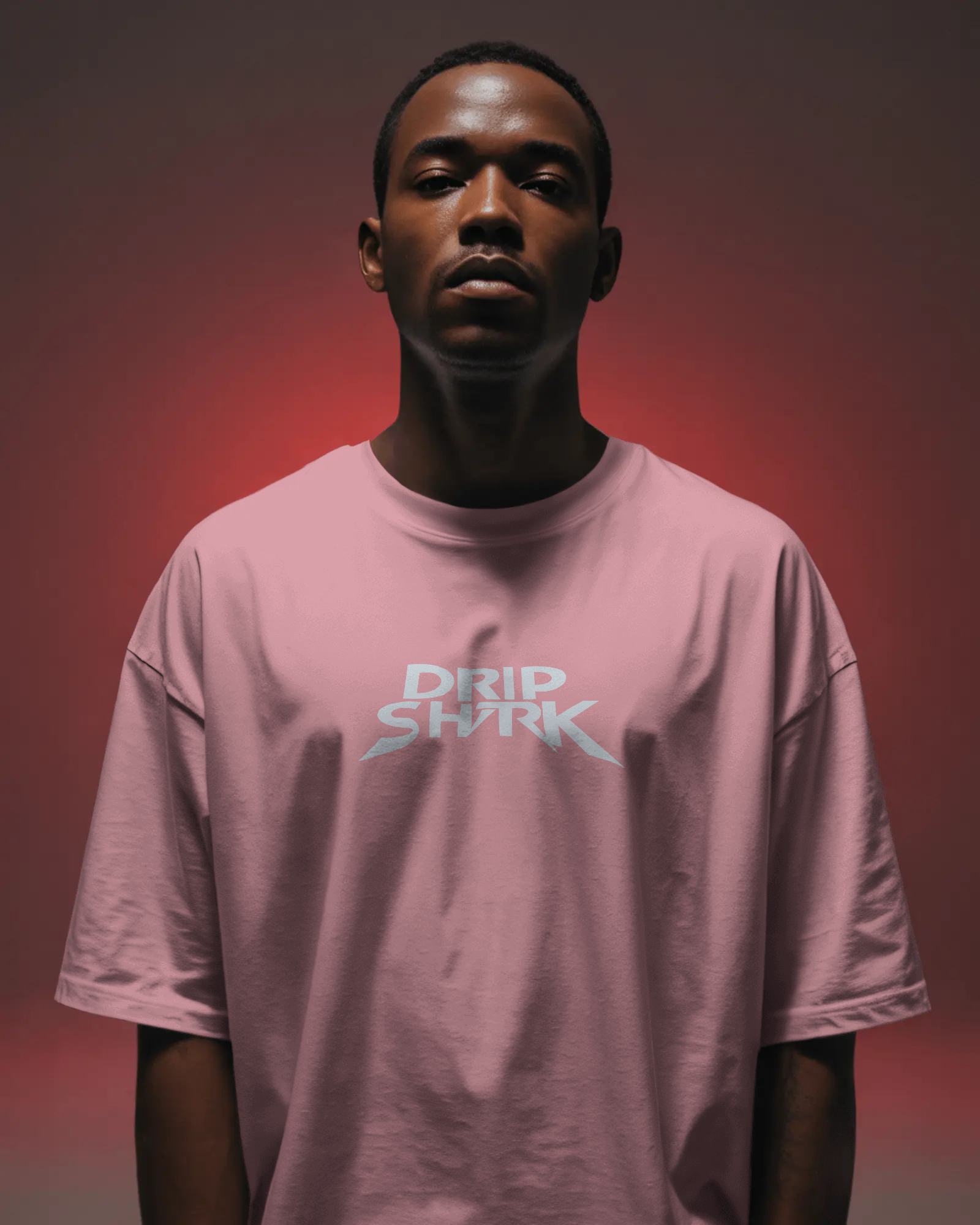 Savage Penguin Oversized Baby Pink Tee