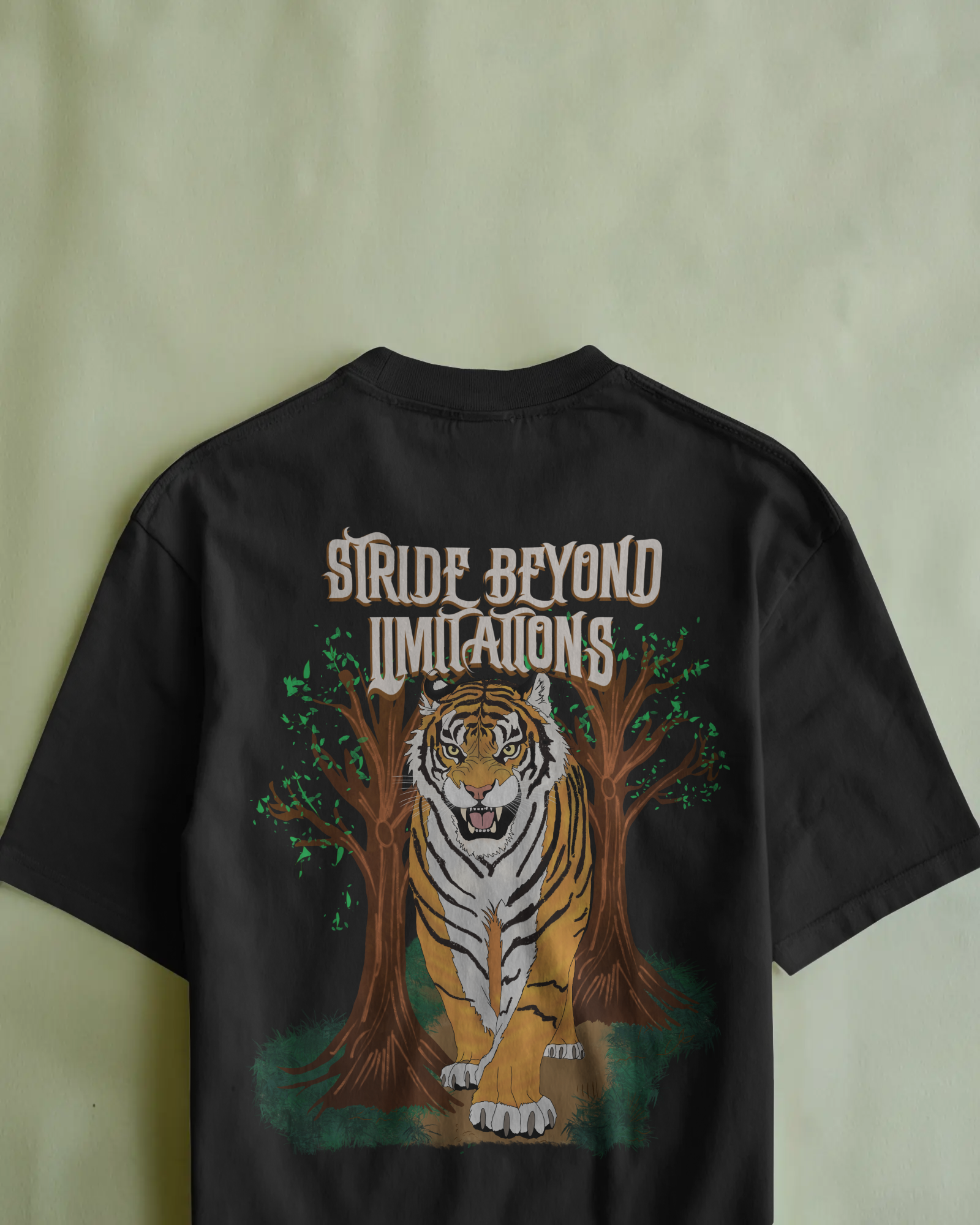 Beyond Limitations Oversized Black Tee