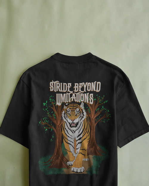 Beyond Limitations Oversized Black Tee